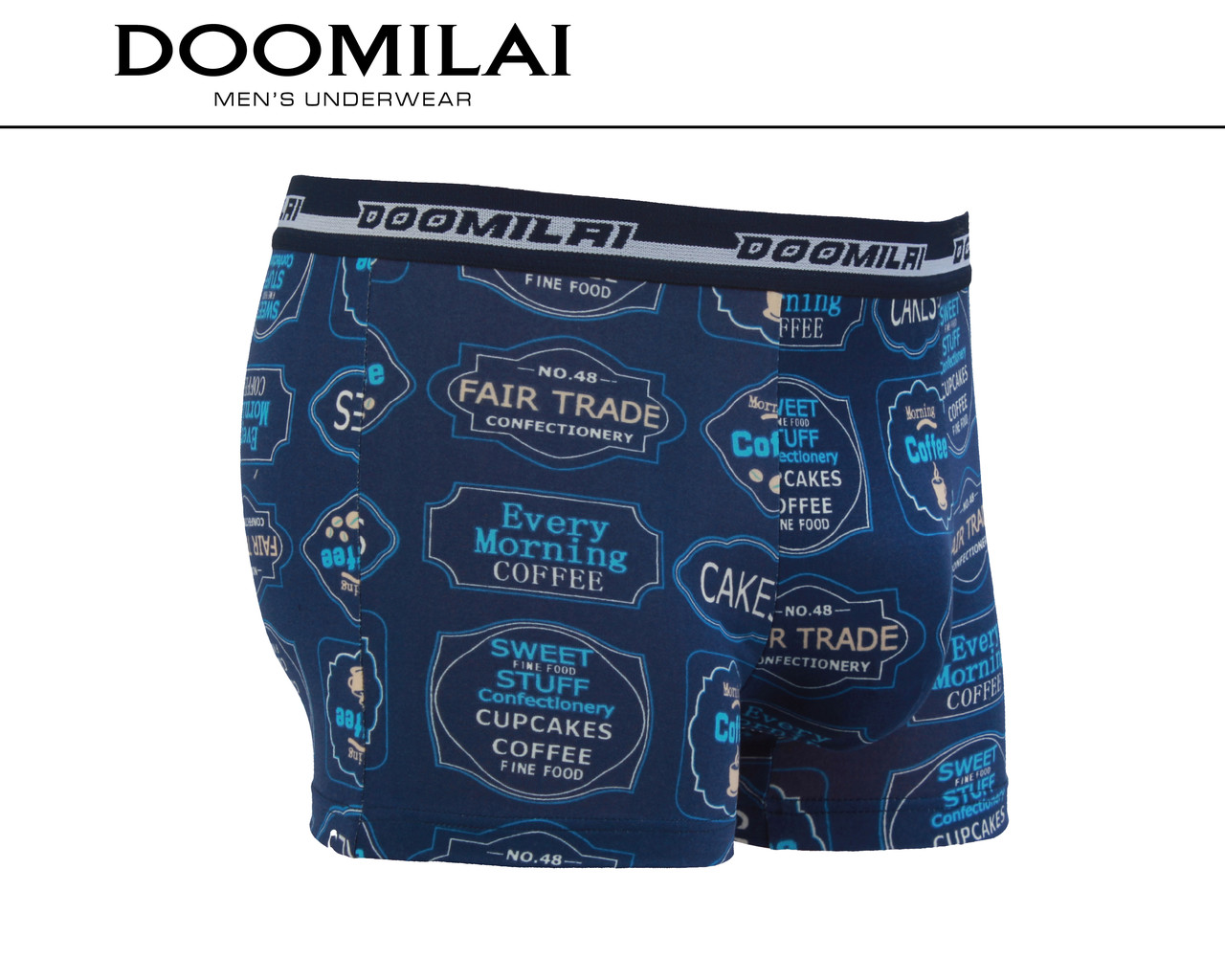 Чоловічі боксери стрейчеві з бамбука Марка «DOOMILAI» Арт.D-01379