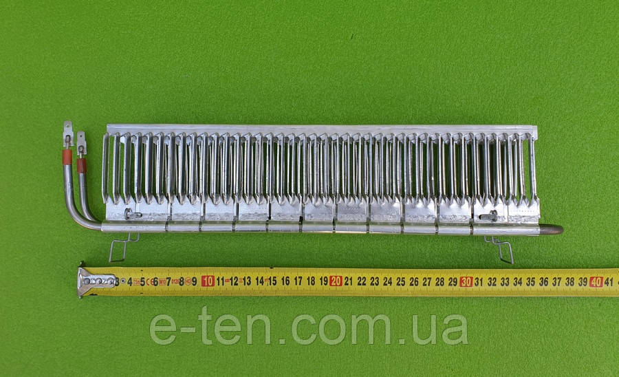Тен нагрівач 1000W / 230V / L=370мм (ОРИГІНАЛ) з алюмінієвими ребрами до конвекторів ATLANTIC, WildWind, Термія