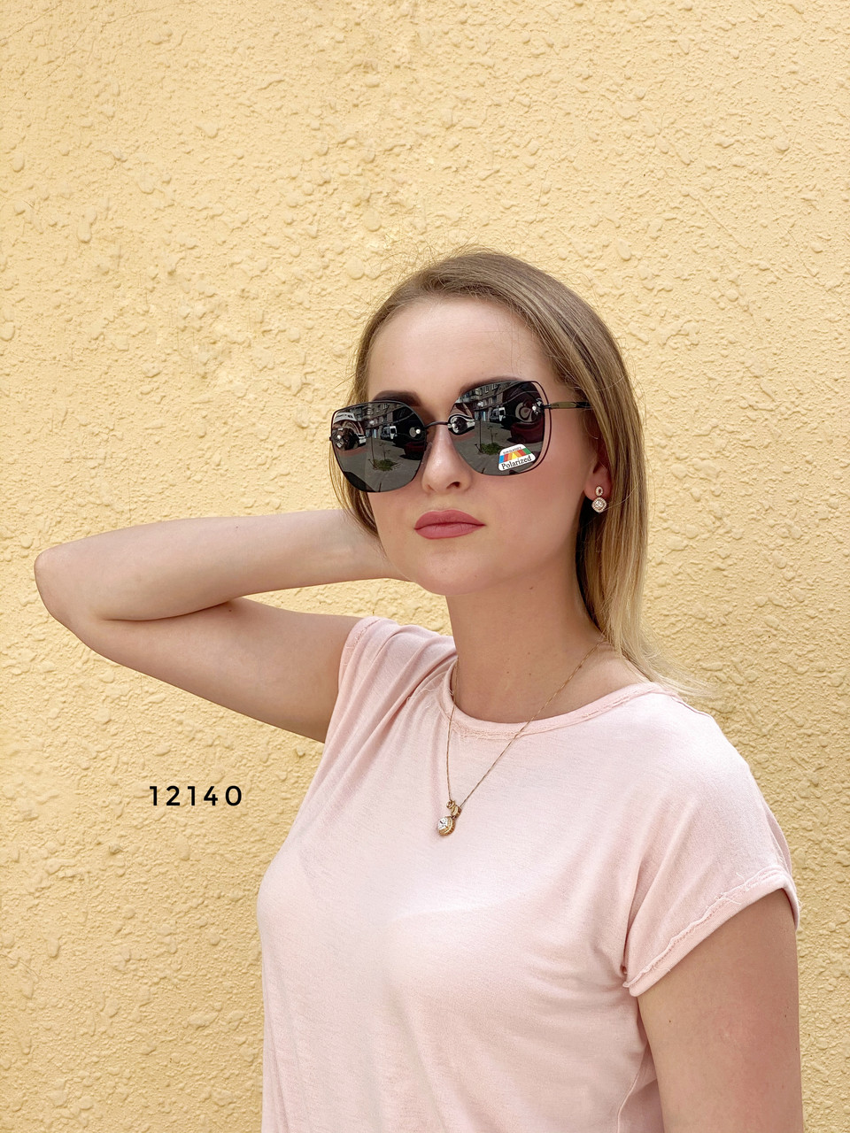 Стильные черные солнцезащитные очки линза polarized - фото 1 - id-p1183759879