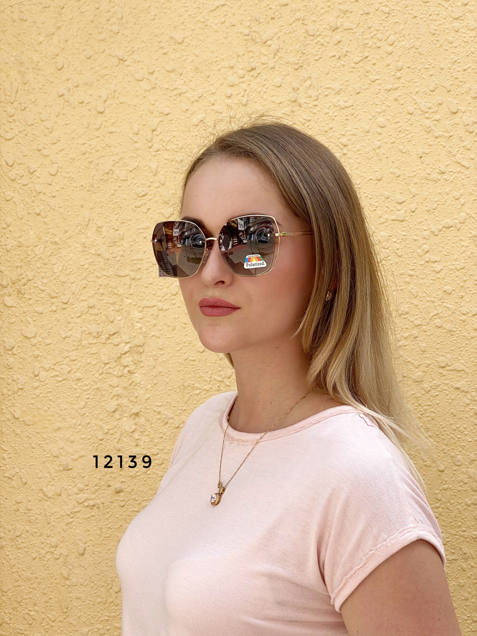 Коричневі сонцезахисні окуляри лінза polarized
