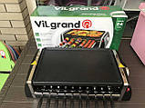 Мультигриль ViLgrand V-1507-GB 3в1 (шашлик, гриль-барбекю, хот-дог), фото 8