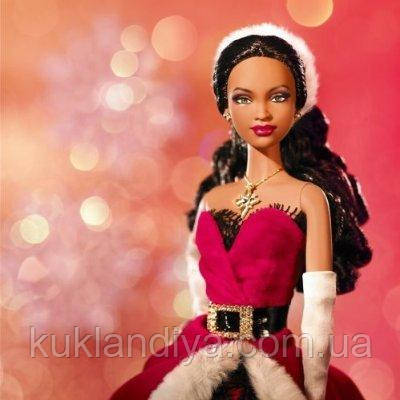 Лялька Barbie Святкова 2007 Holiday Collector брюнетка, фото 1