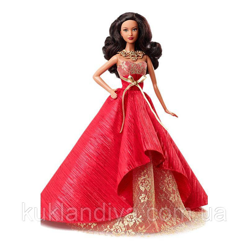 Лялька Barbie Святкова 2014 Holiday Collector брюнетка, фото 1