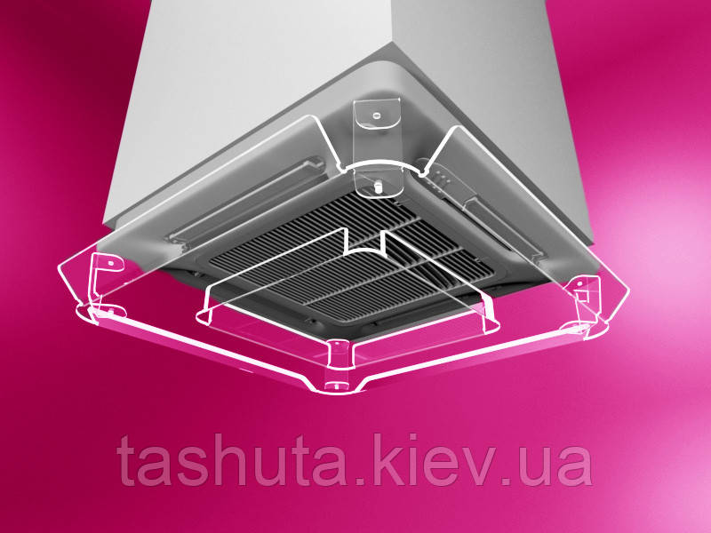 Дефлектор (экран) для потолочного кондиционера 570х570мм Ташута  (38-10130-01)