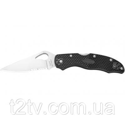 Ніж Spyderco Byrd Harrier 2 FRN полусеррейтор (BY01PSBK2)