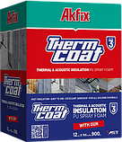 Поліуретановий однокомпонентний утеплювач, що напилюється, Akfix Thermcoat, фото 3