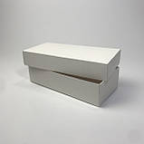 Коробка для подарунка, 200*90*50 мм, без вікна, біла, фото 3