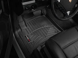 Килими гумові WeatherTech VW Touareg 2002-2010 передні чорні ( овальний кріплення )