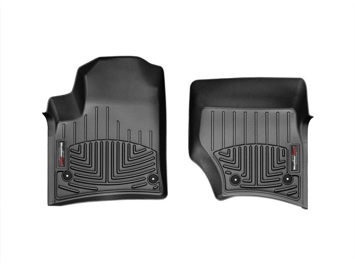 Килими гумові WeatherTech Porsche Cayenne 2003-2010 передні чорні ( круглий кріплення )