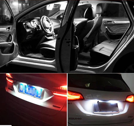 Світлодіодна лампа C5W 27 SMD 36 мм для салону автопідсвітки номера, фото 2