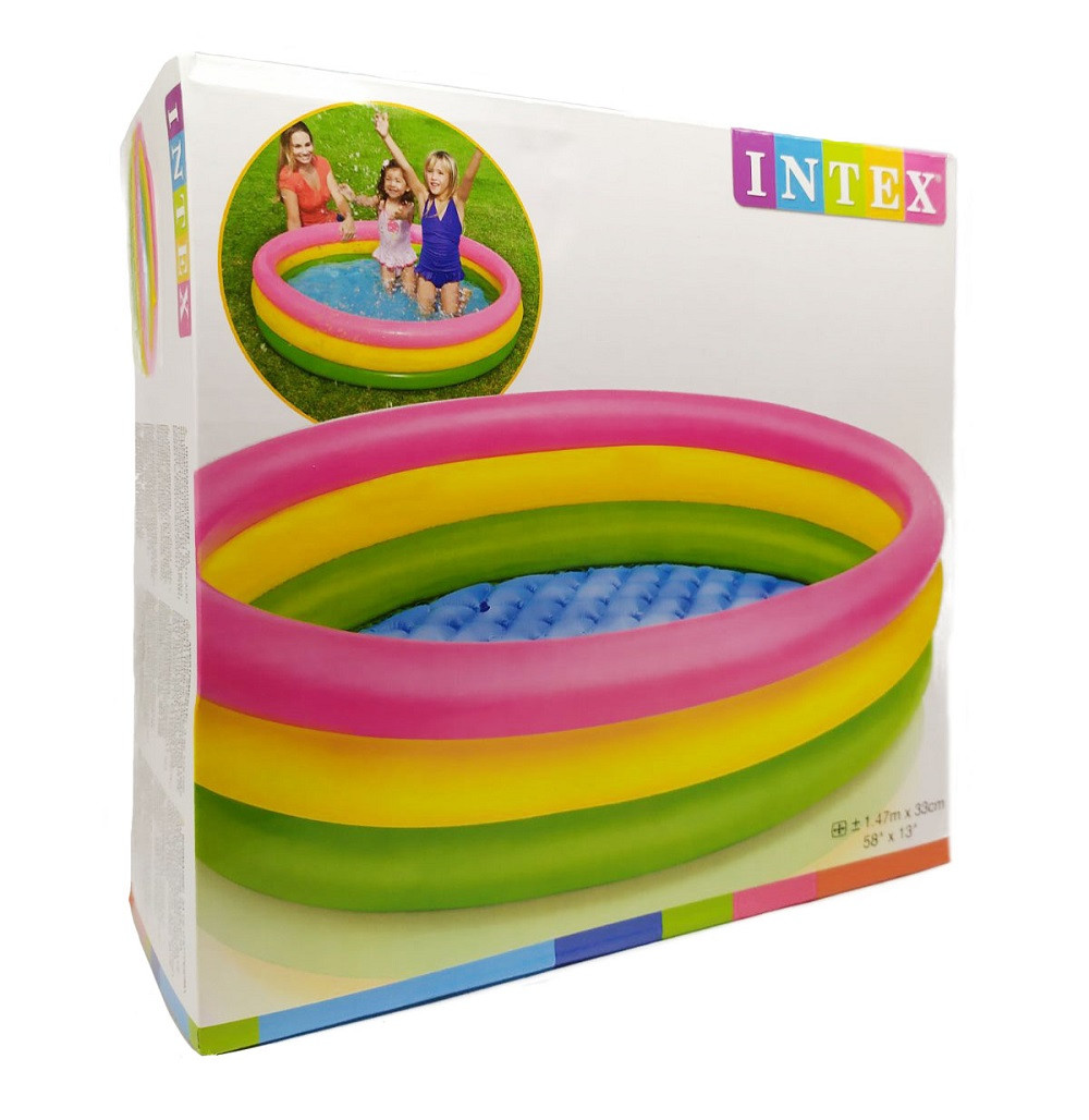 Басейн "Райдужний" Intex 147*33 см 57422NP