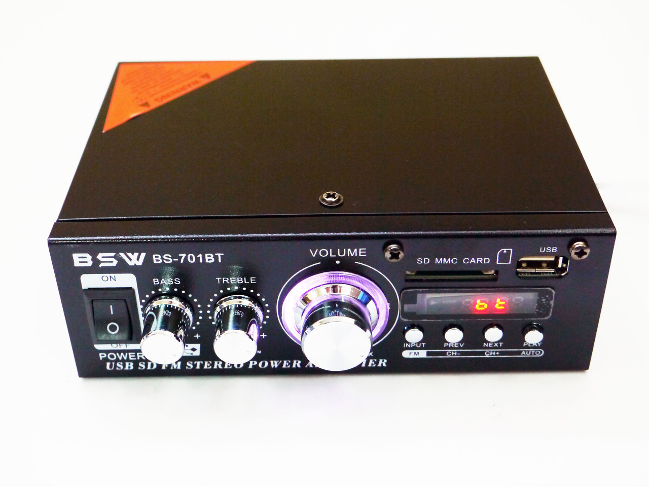 Підсилювач BSW BS-701BT Bluetooth Стерео Підсилювач звуку, фото 1