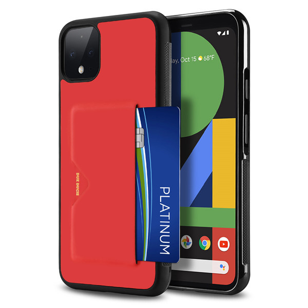 Dux Ducis Google Pixel 4 XL Pocard Series Back Cover Red Чохол Накладка Бампер