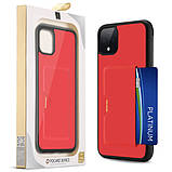 Dux Ducis Google Pixel 4 XL Pocard Series Back Cover Red Чохол Накладка Бампер, фото 3