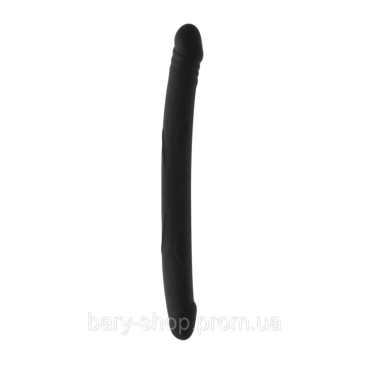 Двосторонній фалоімітатор Dorcel Real Double Do Black, діаметр 4см, довжина 42 см (AS)