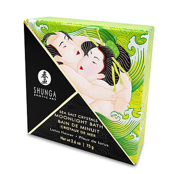 Сіль для ванни Shunga Moonlight Bath - Lotus Flower (75 гр), сіль Мертвого моря, аромамасла  (AS)