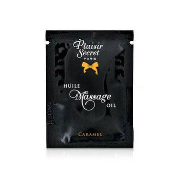 Пробник масажного масла Plaisirs Secrets Caramel (3 мл)  (AS)