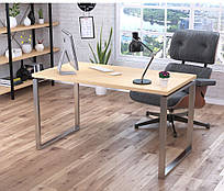 Письмовий стіл Q-135-32 без царги Loft design Дуб Крафт Золотий