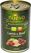 Нуево 400 гр Nuevo Dog Senior Lamb & Beef вологий корм з ягням, яловичиною для літніх собак (95016)