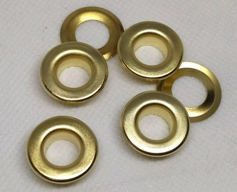 Люверс 10 мм золото (в пакованні 50 штук)