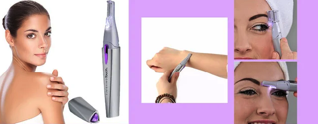 Женский триммер Finishing Touch Lumina A171 для удаления нежелательных волос на лице и теле - фото 3 - id-p1199573060