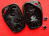 Ключ Nissan Primastar 2002-2010 корпус ключа + 2 мікрики (Сепер якість), фото 3