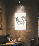 Картина на холсті  інтер'єрна абстрактна настінна арт панно  Manific Decor "Sensuality / Чуттєвість", фото 4