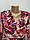 Блуза жіноча кольорова на запах із воланом із рукавом 3/4 Eveline, фото 4