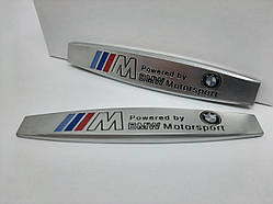 Бічні леза значок наклейки емблеми автомобіля логотип BMW Motosport M (2 шт.)