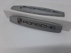 Бічні леза значок наклейки емблеми автомобіля логотип Porshche (2 шт.)