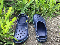 Шлепки кроксы Crocs 36-46 р-ры белые и синие 0602КФМ