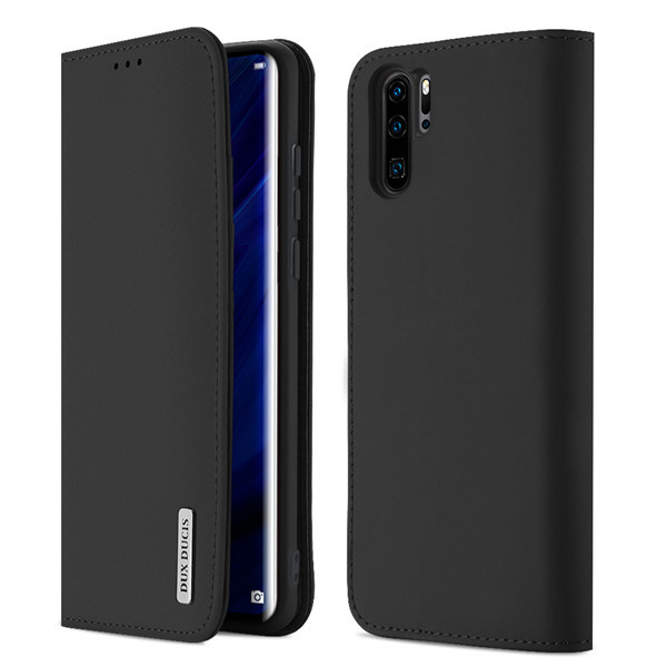 Dux Ducis Huawei P30 Pro Wish Series Leather Case Black Шкіряний Чохол-Книжка