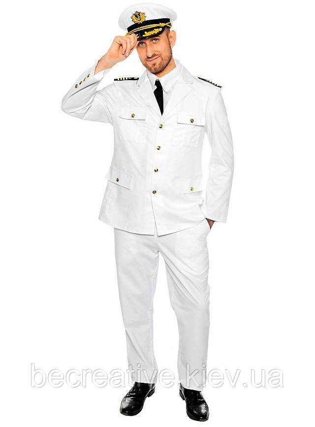 Чоловічий карнавальний костюм капітана