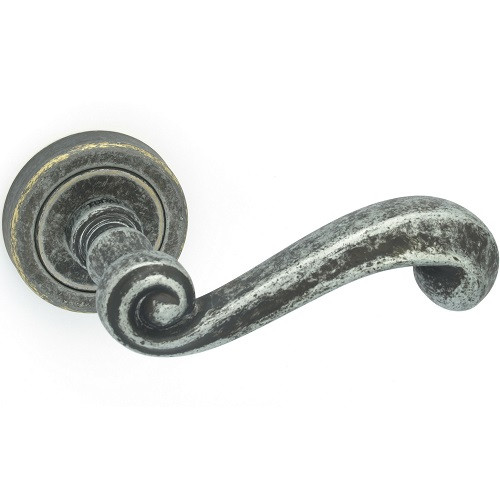 Ручка до дверей TUPAI CARLA 738-47 античне срібло, фото 1