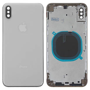 Корпус для iPhone XS Max, з утримувачем SIM-карти, з бічними кнопками, білий, Original
