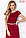 Вечірнє бордове ошатне плаття довге розміри 42-54 "Невада", фото 2
