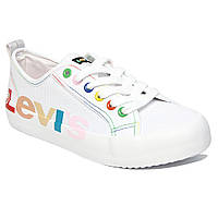 Кеды для девочки Levi's Kids BETTY RAINBOW VBET0004T 0061 белые 36-39