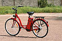Електровелосипед SkyBike LIRA червоний синій, фото 3