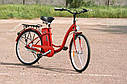 Електровелосипед SkyBike LIRA червоний синій, фото 8