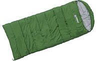 Terra Incognita Спальник"Asleep 300 WIDE" (L), левый, зелёный - расширенное Одеяло с капюшоном для походов.