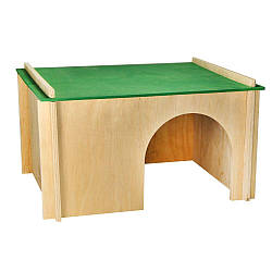 Будинок для кролика (дерево), 30*22*17 см