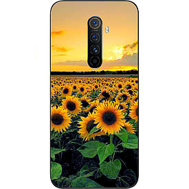 Чохол силіконовий з картинкою для Realme X2 Pro Соняшники