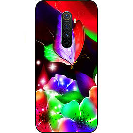 Чохол силіконовий з картинкою для Realme X2 Pro Яскрава метелик