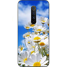 Чохол з картинкою силіконовий для Realme X2 Pro Ромашки