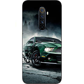 Чохол з картинкою силіконовий для Realme X2 Pro Мустанг