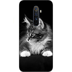 Силіконовий чохол для Realme X2 Pro з картинкою Кошеня