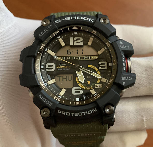 G shock clearance mudmaster green strap