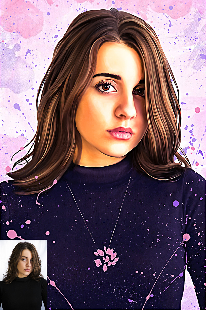 Цифровий портрет по фото на замовлення