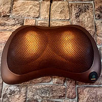 Улучшенная роликовая подушка для массажа с подогревом для шеи, тела Massage Pillow Car and Home Original