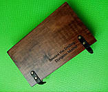 Дерев'яна подарункова ігрова коробка для гри в кістки "Dice box" з гравіюванням, фото 6